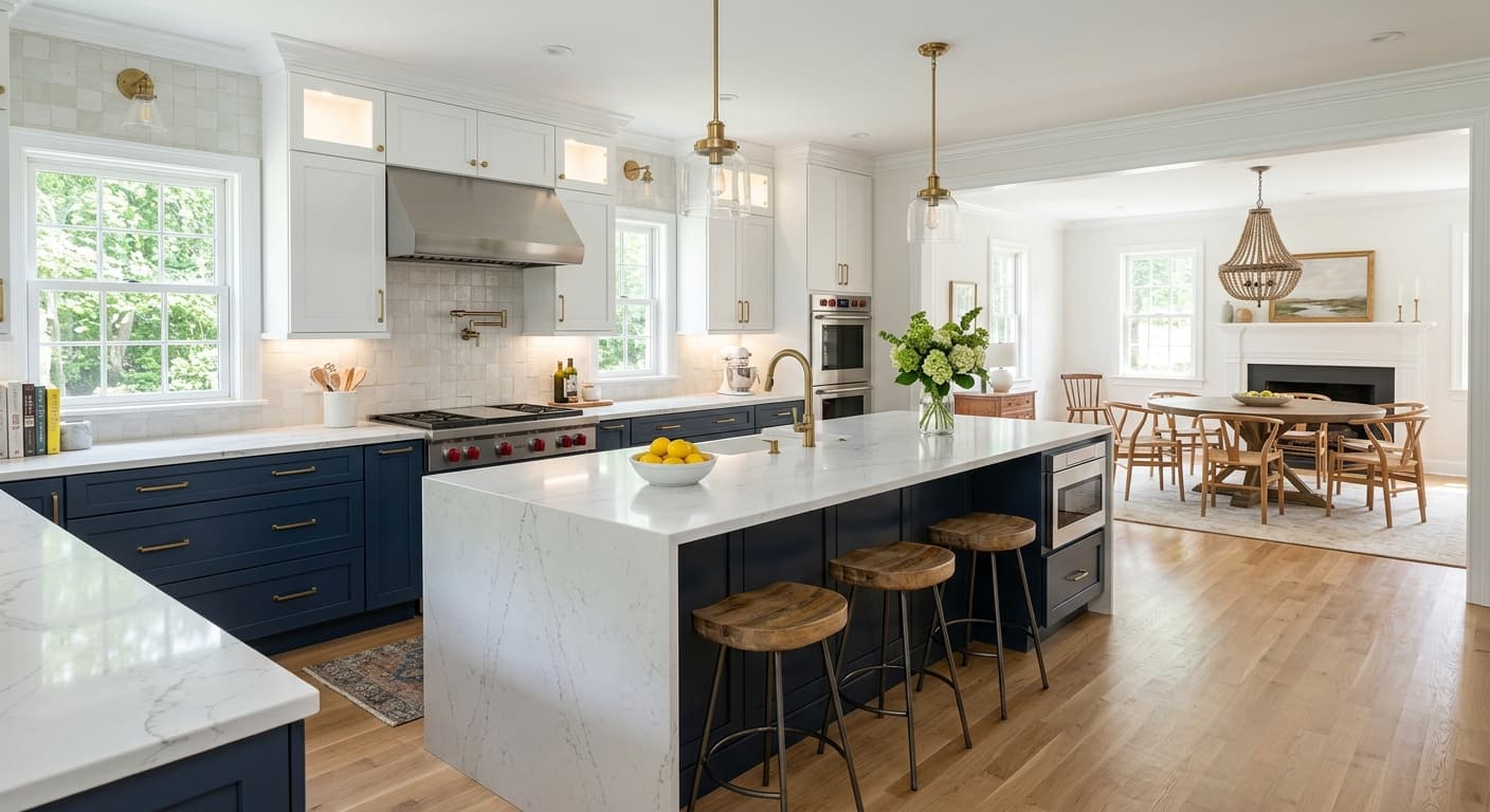 Modern Full Kitchen Gut Remodel in Northfield, NJ - completed project in Northfield, NJ