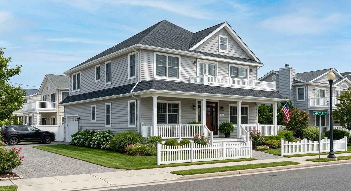 Complete Roof Replacement in Margate, NJ - completed project in Margate, NJ