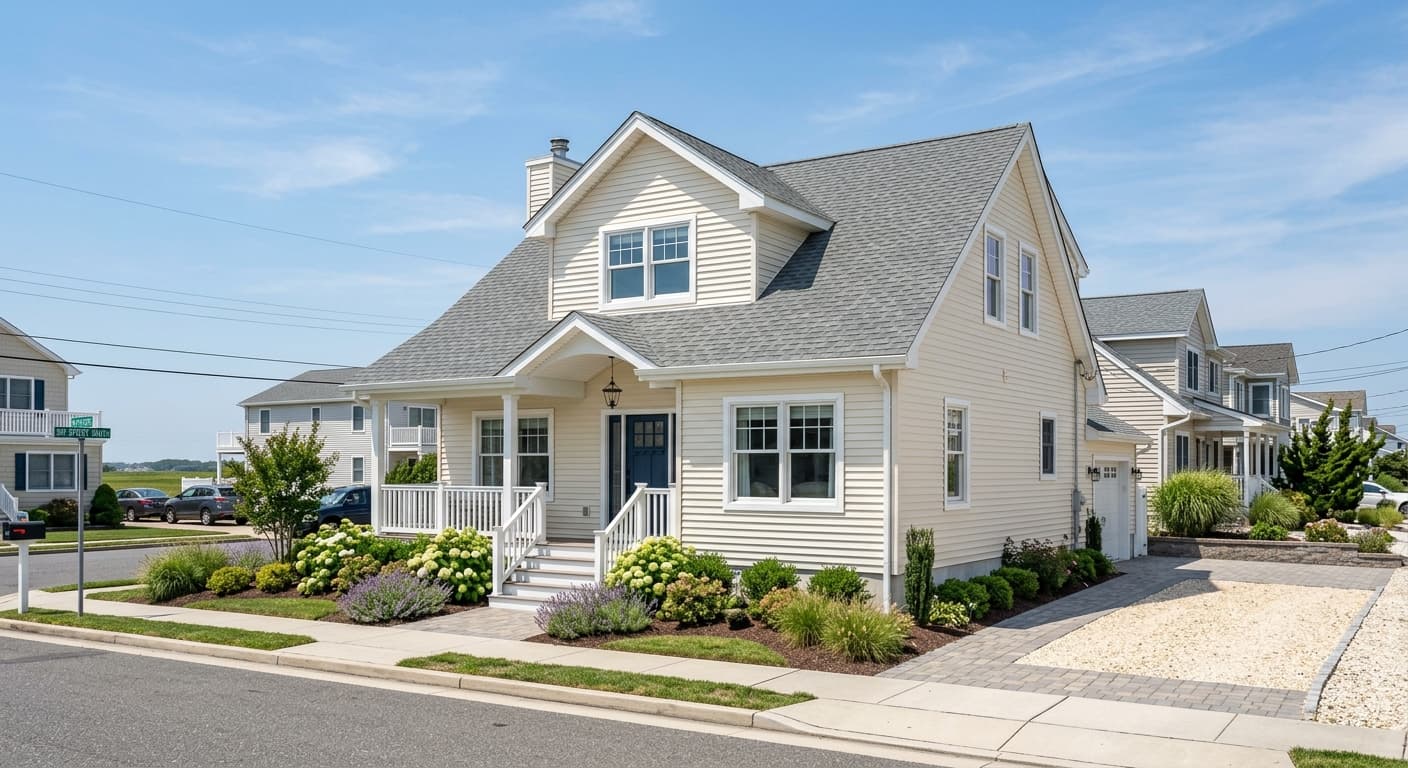 Hurricane Storm Damage Restoration in Brigantine, NJ - completed project in Brigantine, NJ